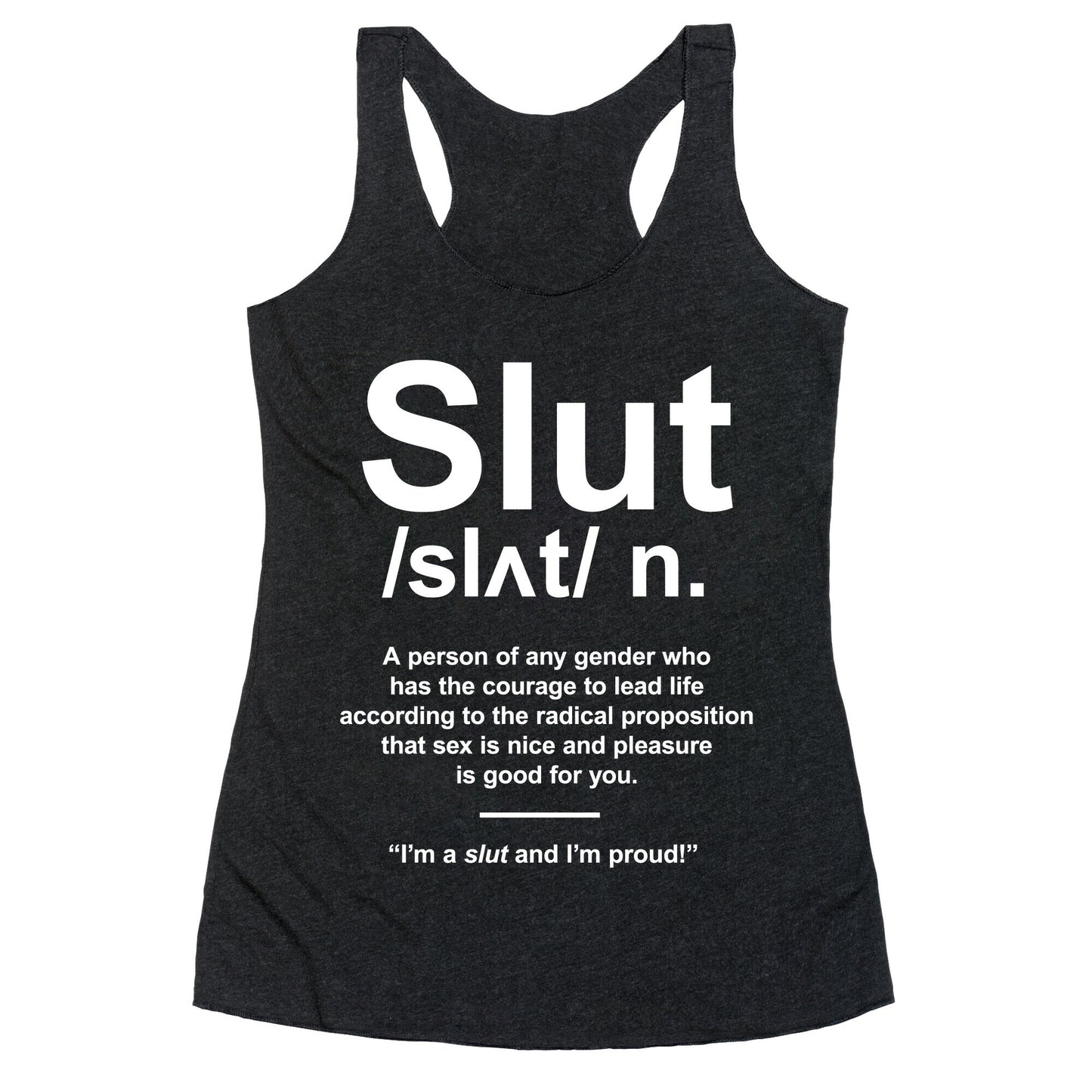 Slut Definition Racerback Tank