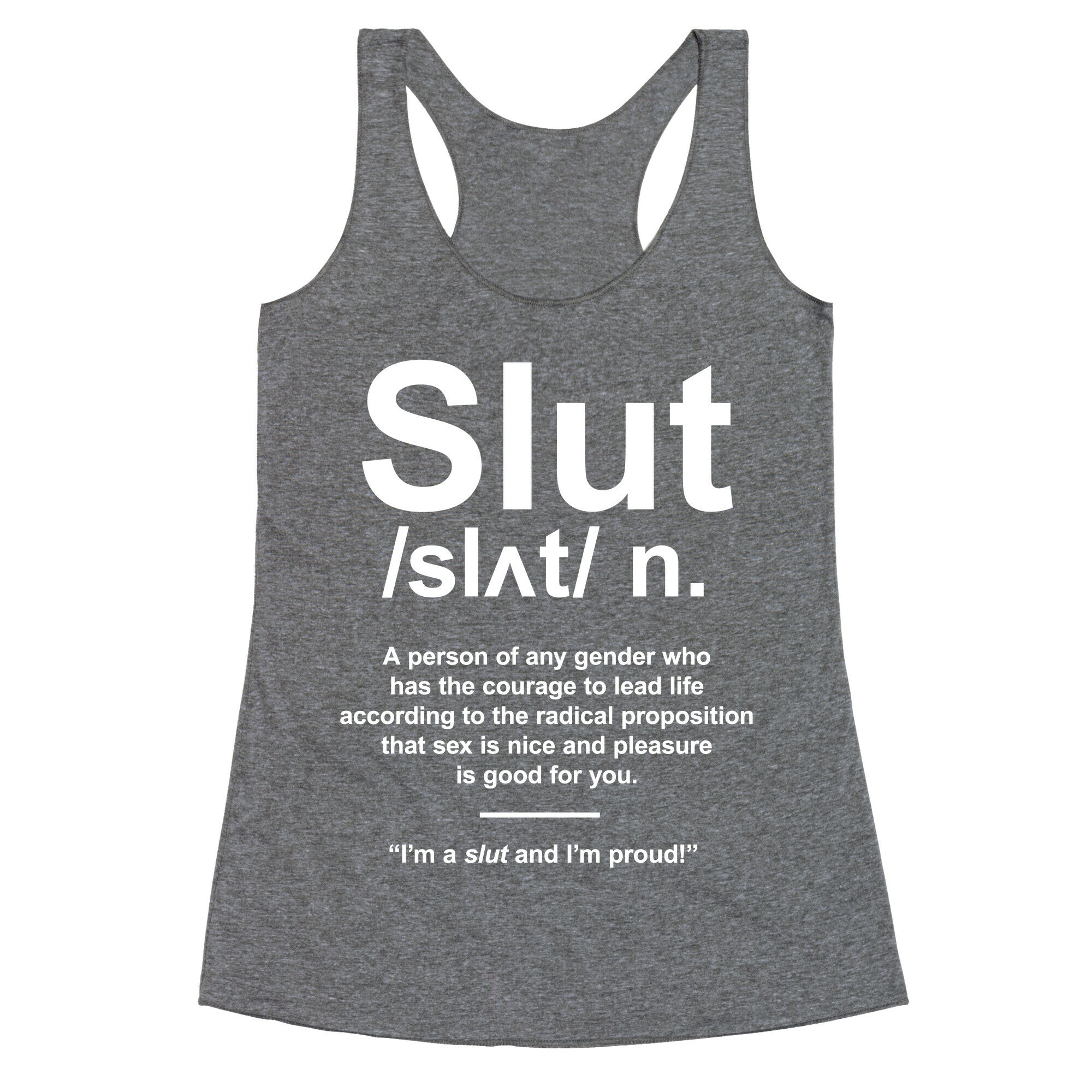 Slut Definition Racerback Tank