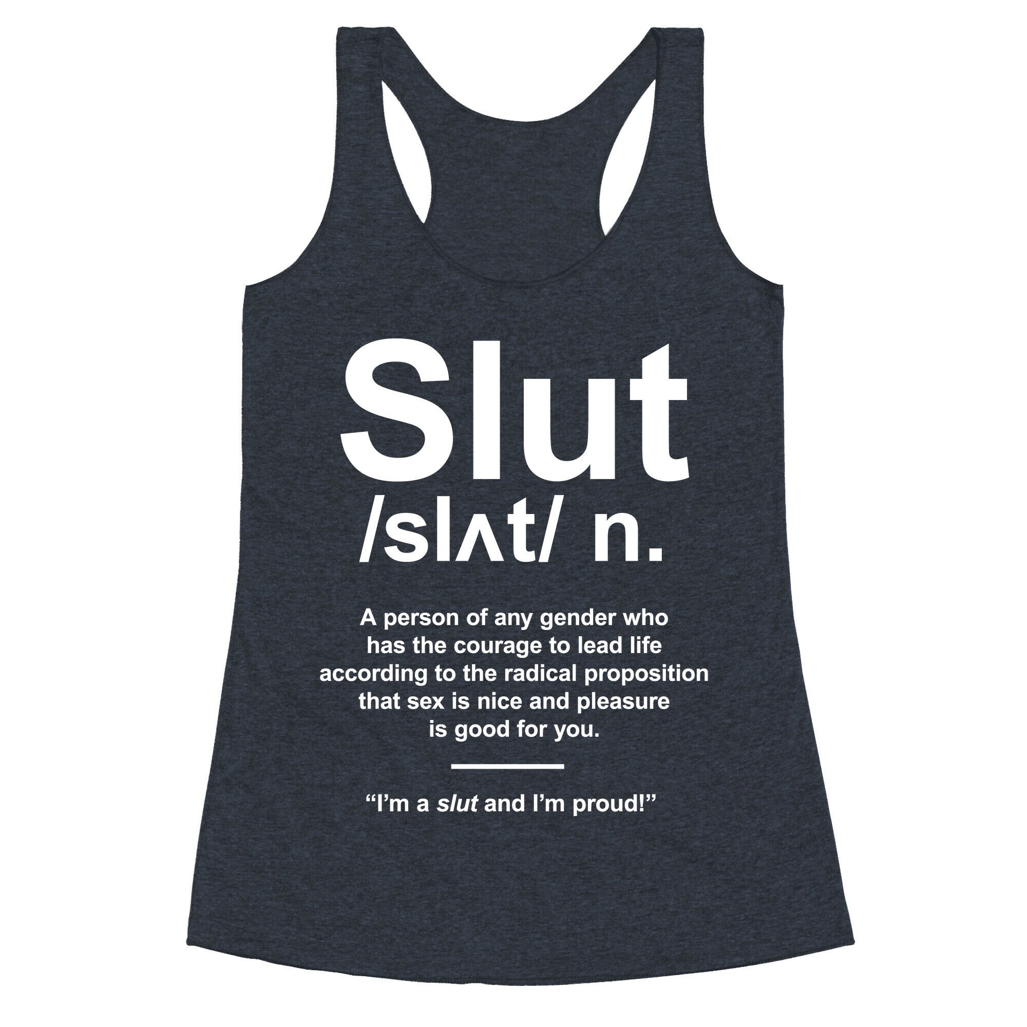 Slut Definition Racerback Tank
