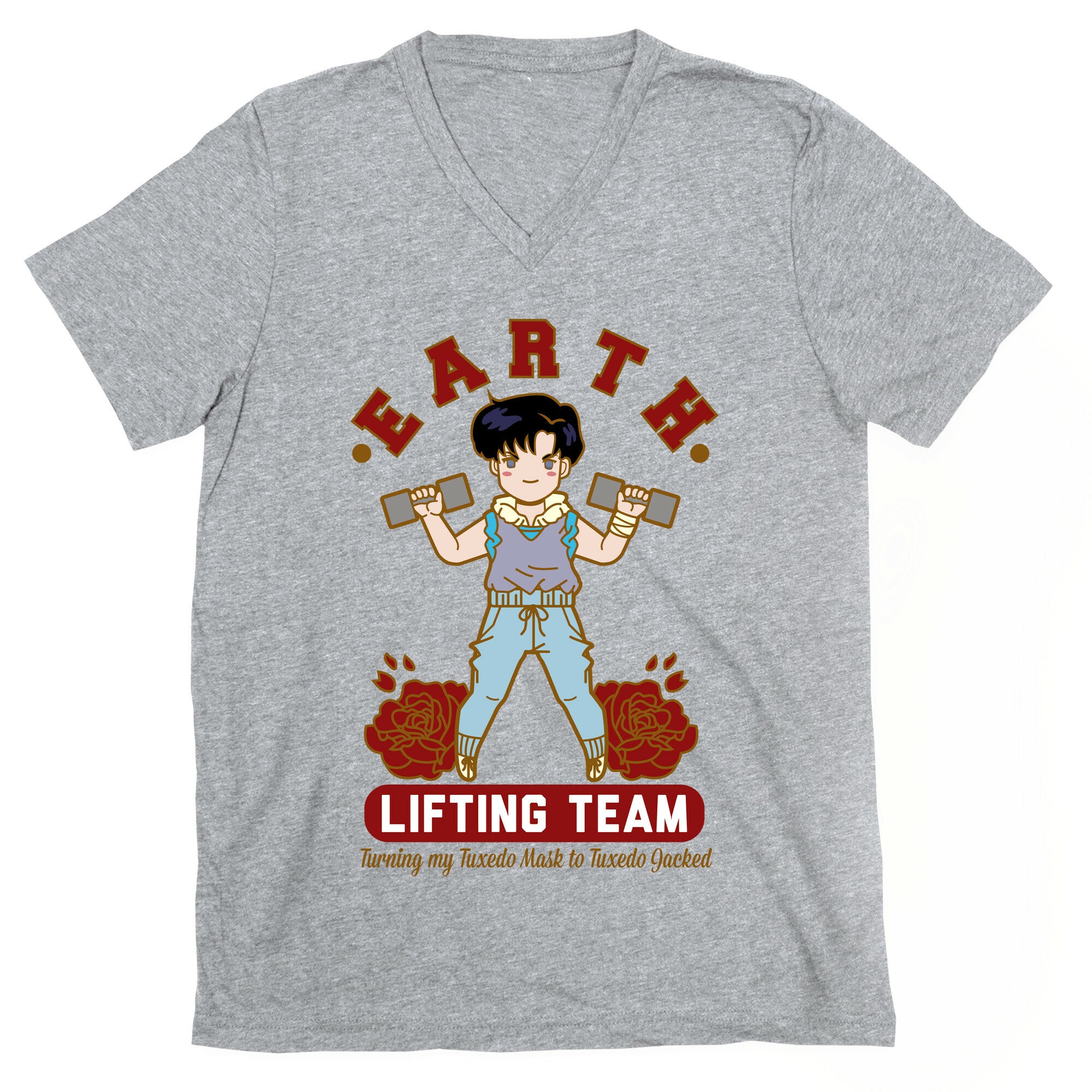 Earth Lifting Team Parody V-Neck