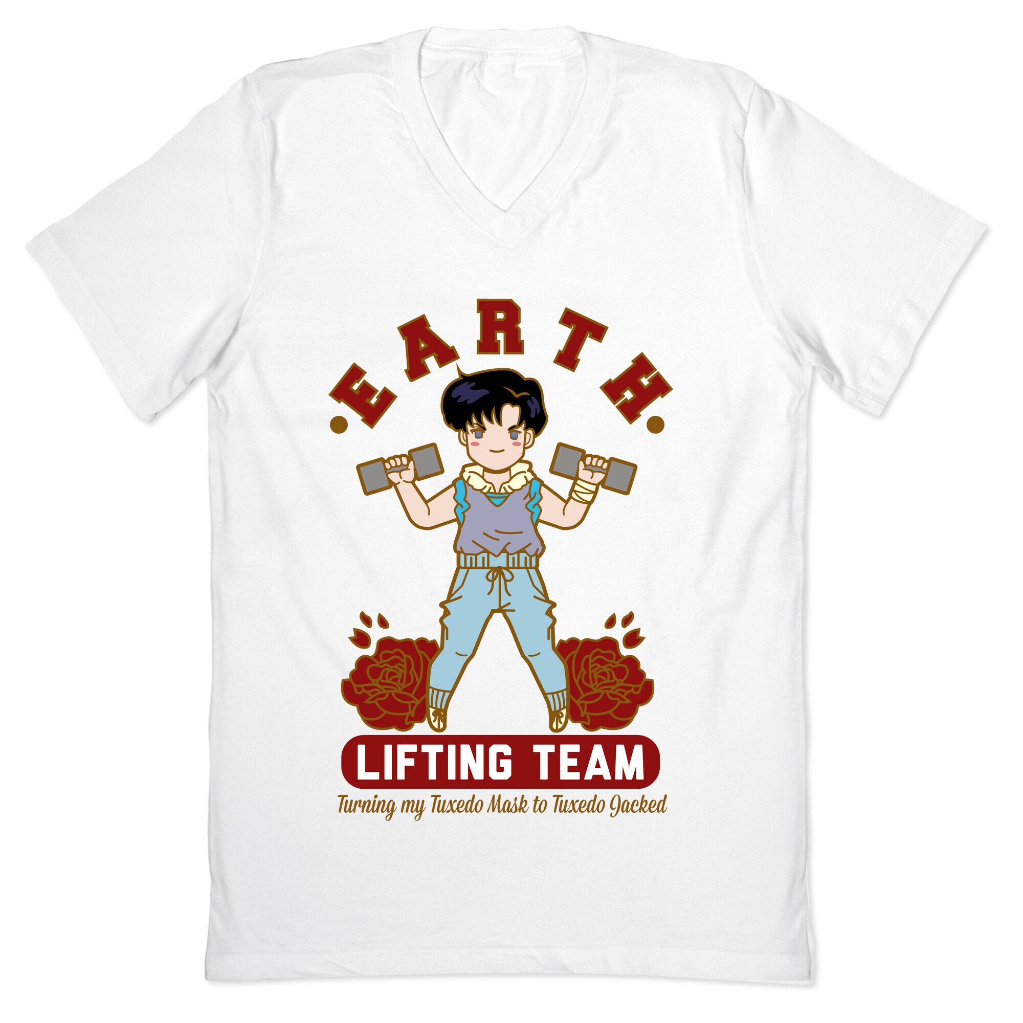 Earth Lifting Team Parody V-Neck