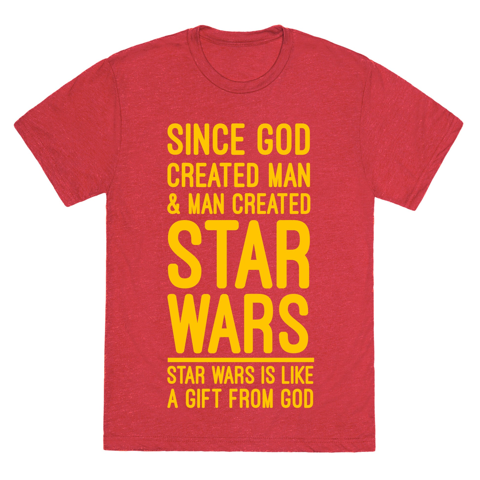 Star Wars is a Gift From God Unisex Triblend Tee