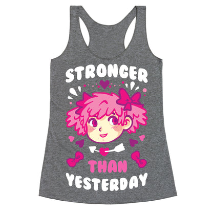 Stronger Than Yesterday Racerback Tank