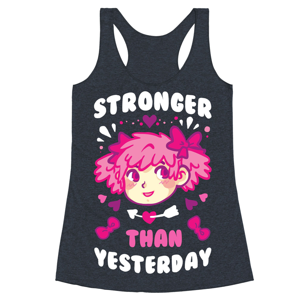 Stronger Than Yesterday Racerback Tank