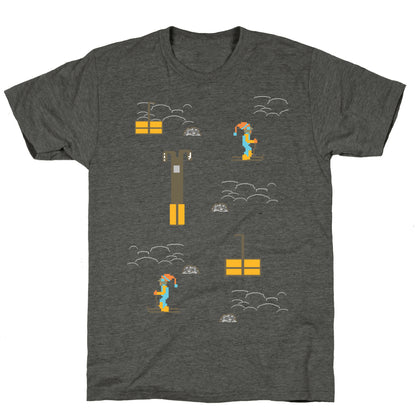 Free Ski Unisex Triblend Tee