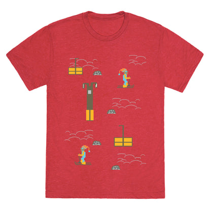 Free Ski Unisex Triblend Tee
