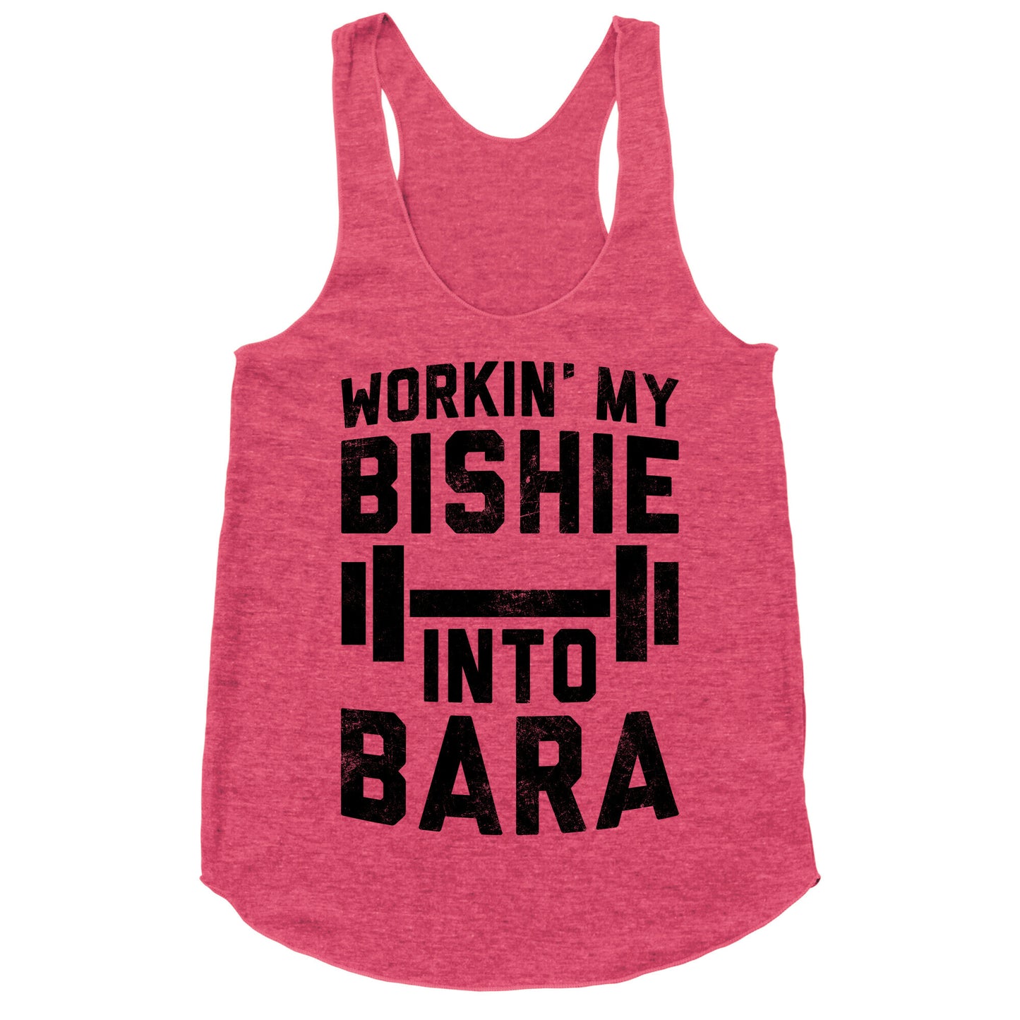 Workin' My Bishie Into Bara Racerback Tank
