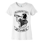The Party Don't Start Till I Walk in Women's Cotton Tee