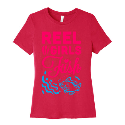 Reel Girls Fish! Women's Cotton Tee
