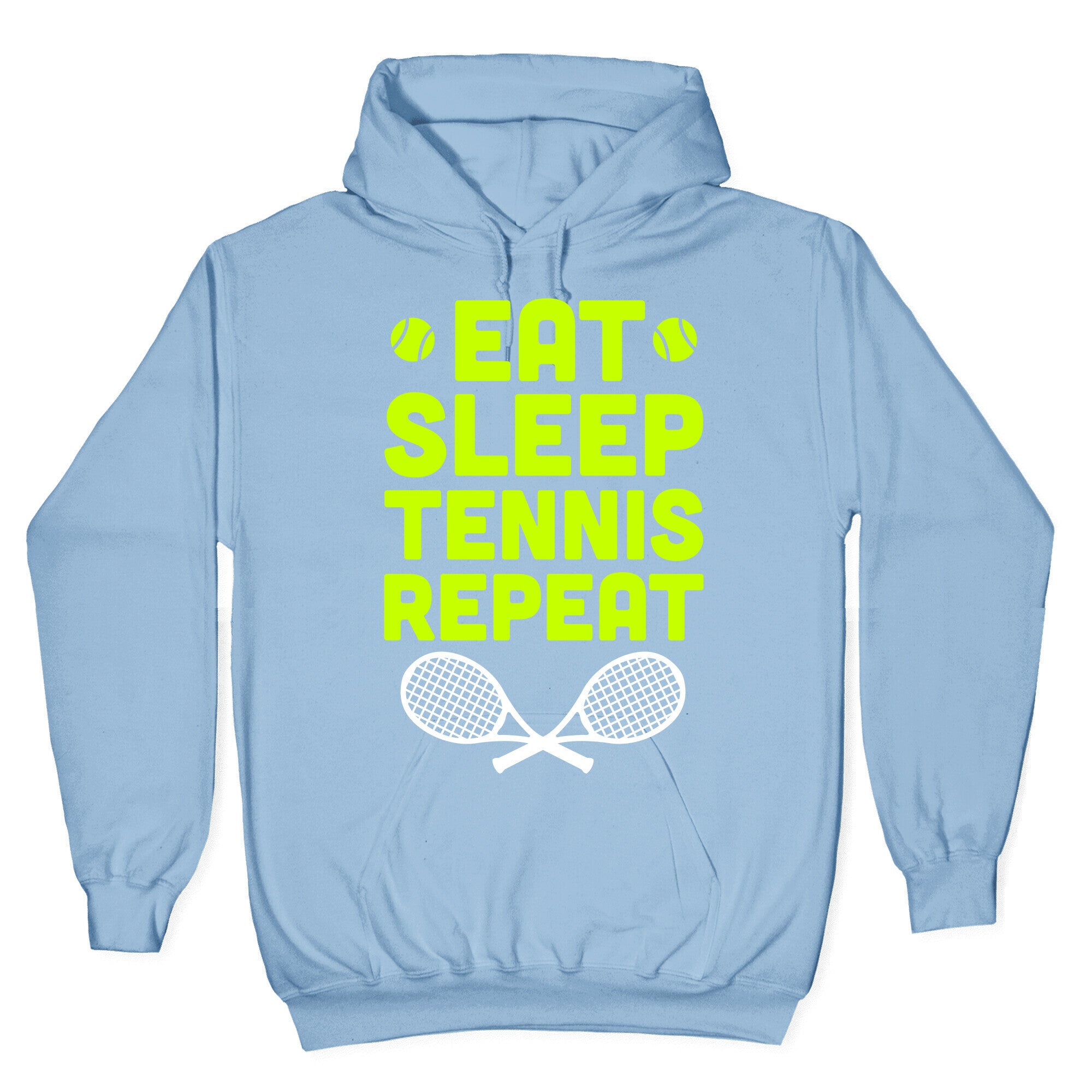Eat Sleep Tennis Repeat Hoodie