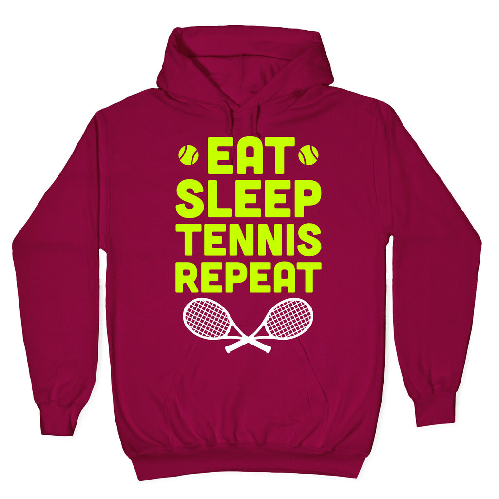 Eat Sleep Tennis Repeat Hoodie