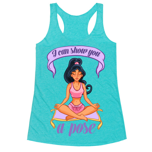I Can Show You A Pose Racerback Tank