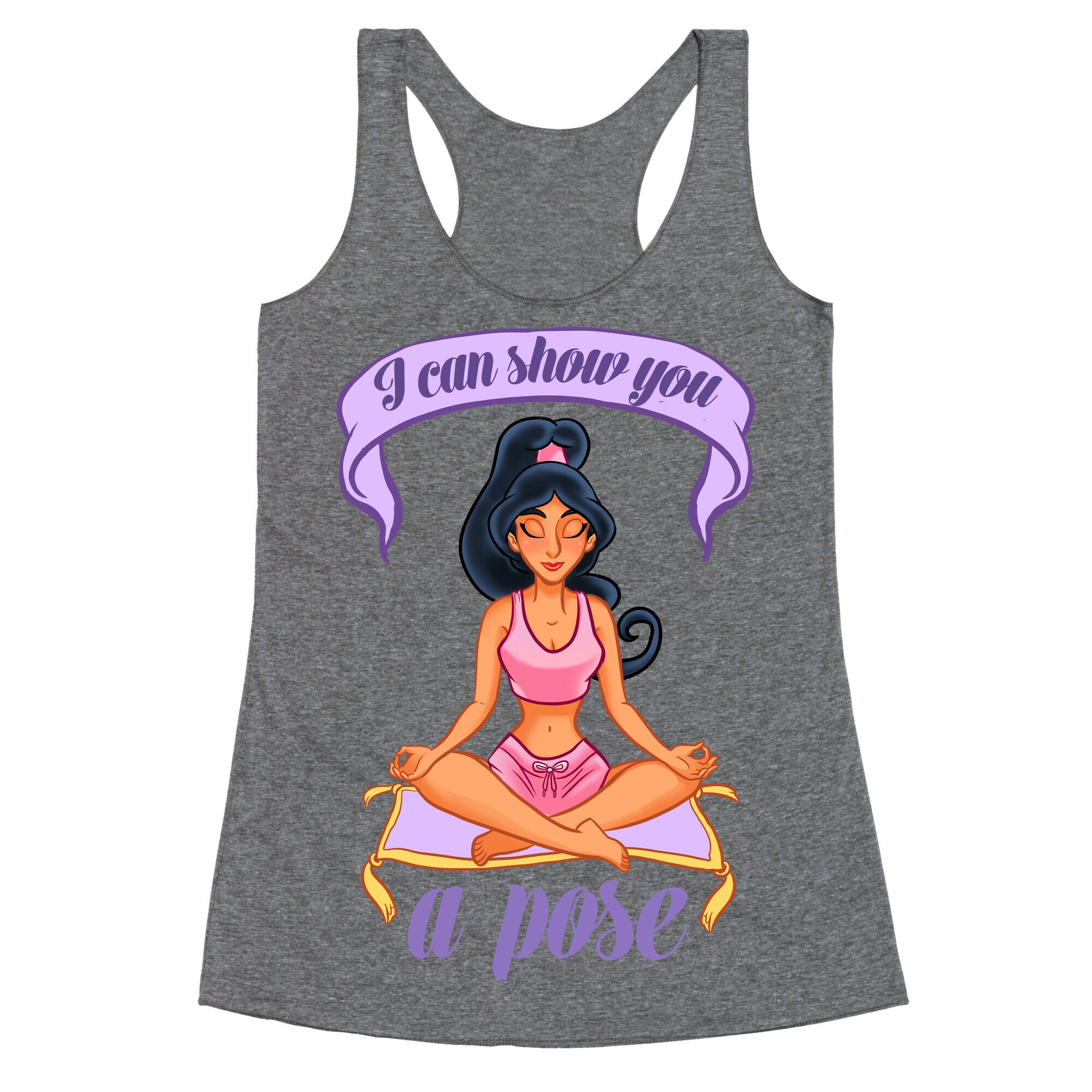 I Can Show You A Pose Racerback Tank
