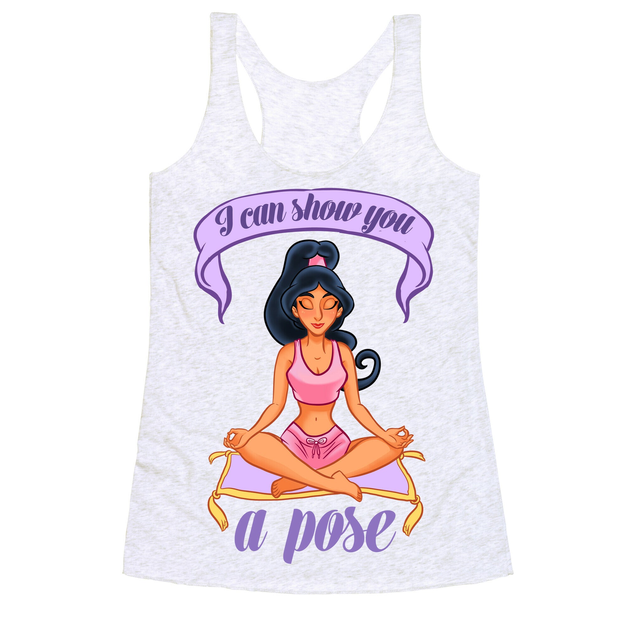I Can Show You A Pose Racerback Tank