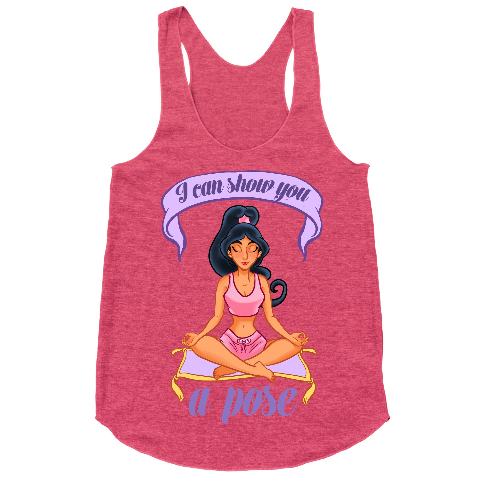 I Can Show You A Pose Racerback Tank
