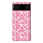 Floral Penis Pattern Pink Phone Case