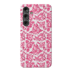 Floral Penis Pattern Pink Phone Case