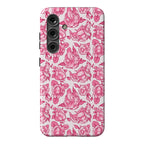 Floral Penis Pattern Pink Phone Case