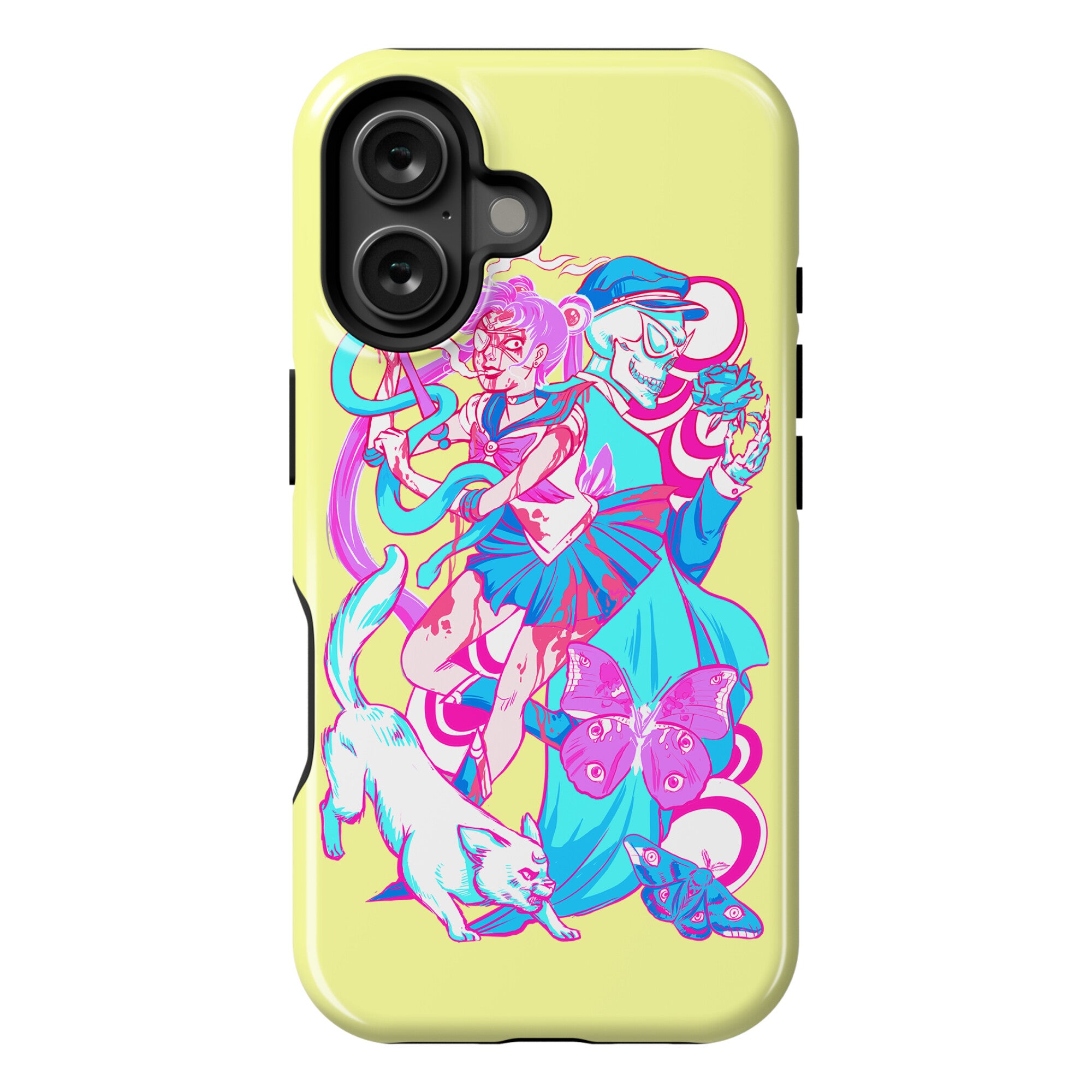 Rainbow Horror Senshi Parody Phone Case