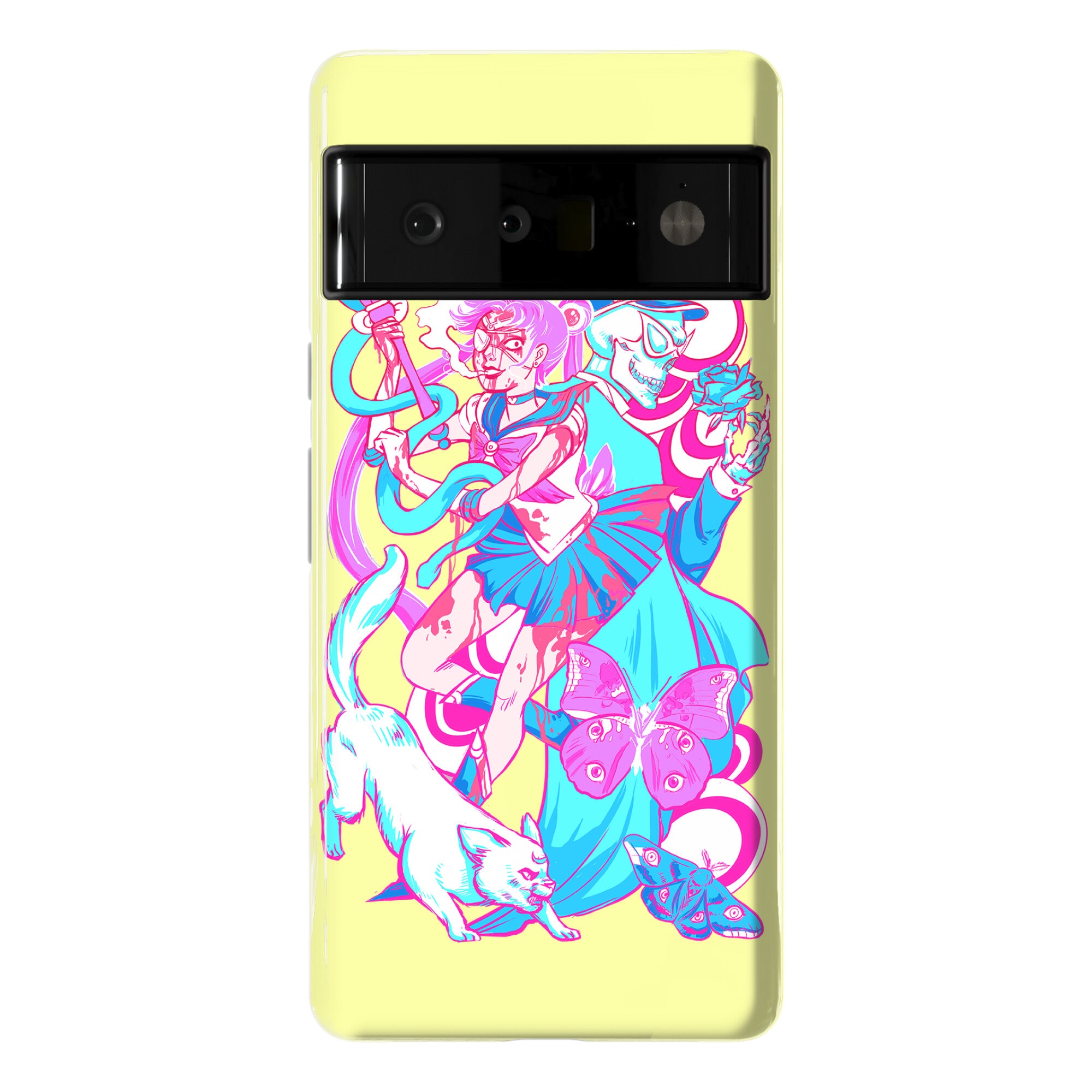 Rainbow Horror Senshi Parody Phone Case