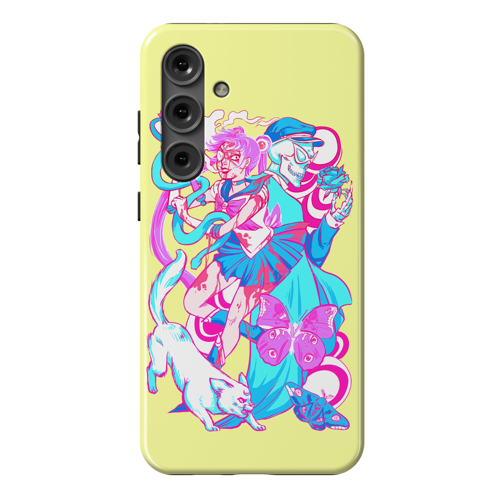 Rainbow Horror Senshi Parody Phone Case