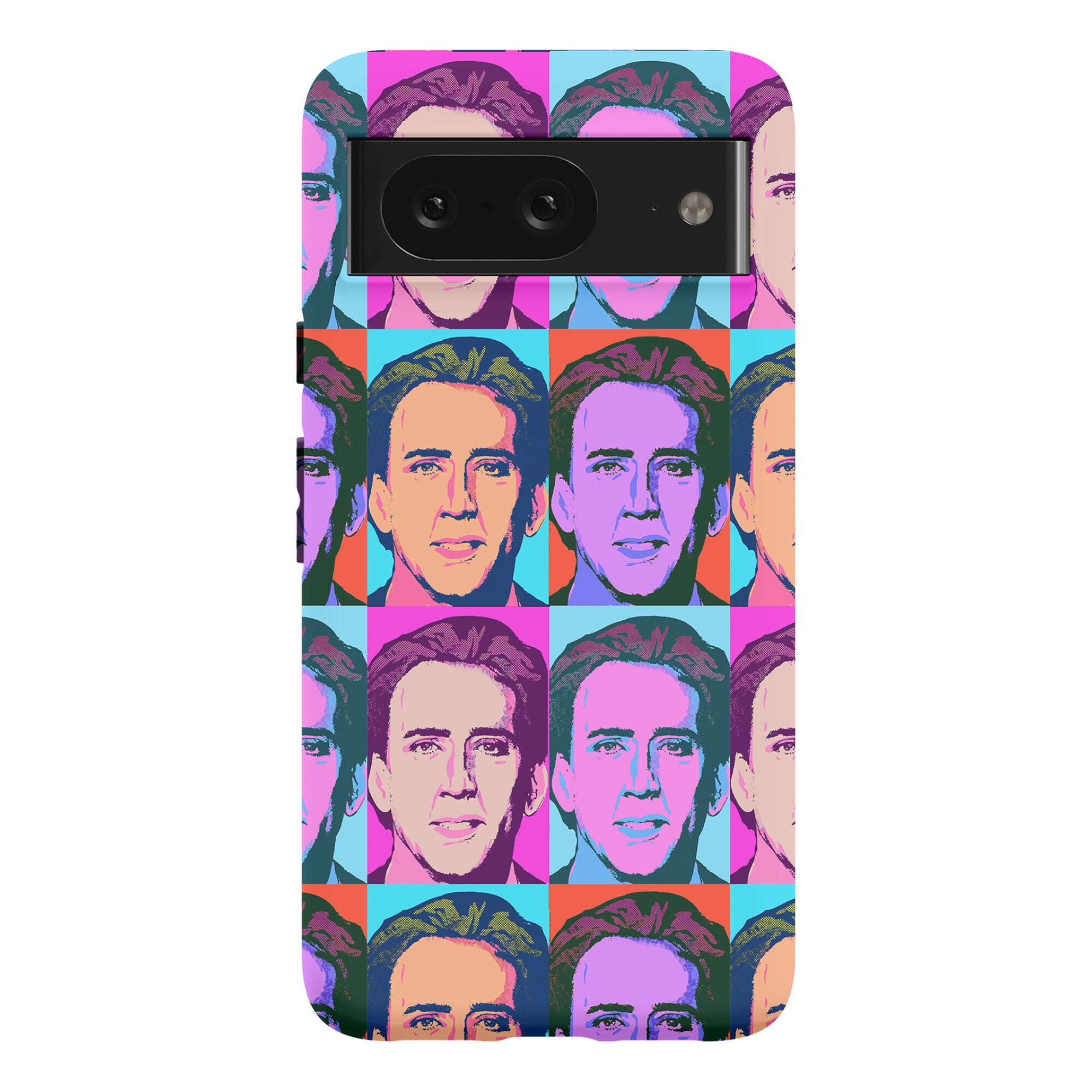 Nicolas Cage Pop Art Parody Phone Case