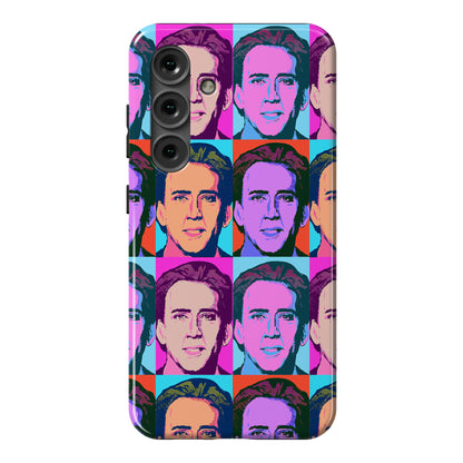 Nicolas Cage Pop Art Parody Phone Case