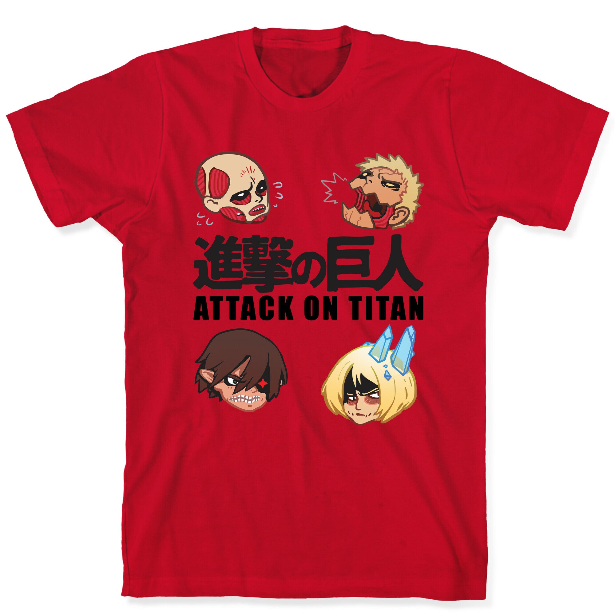 Attack On Titan Heads T-Shirt