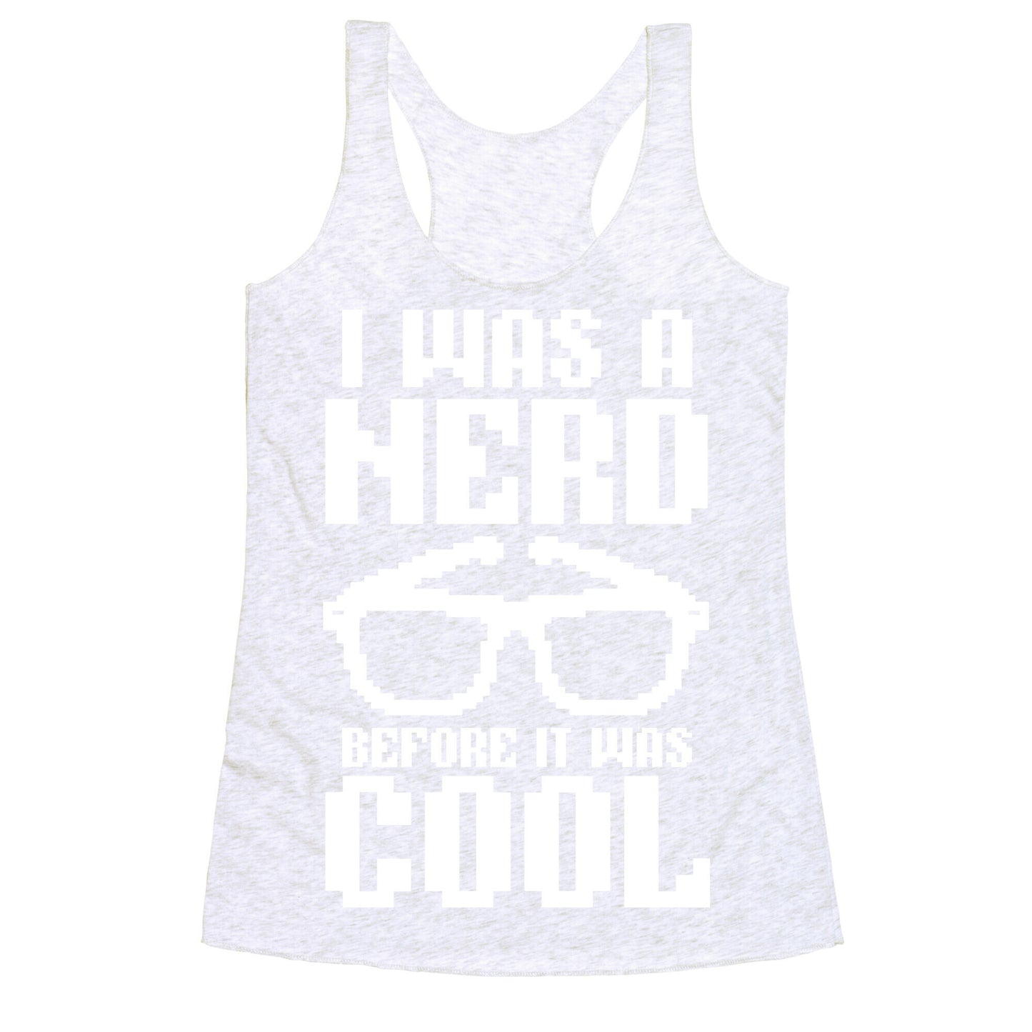 I Was A Nerd Before It Was Cool Racerback Tank