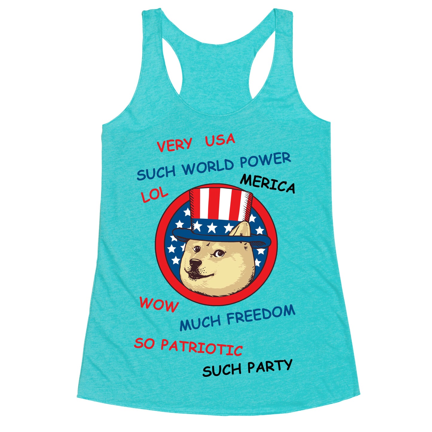 American Doge Racerback Tank
