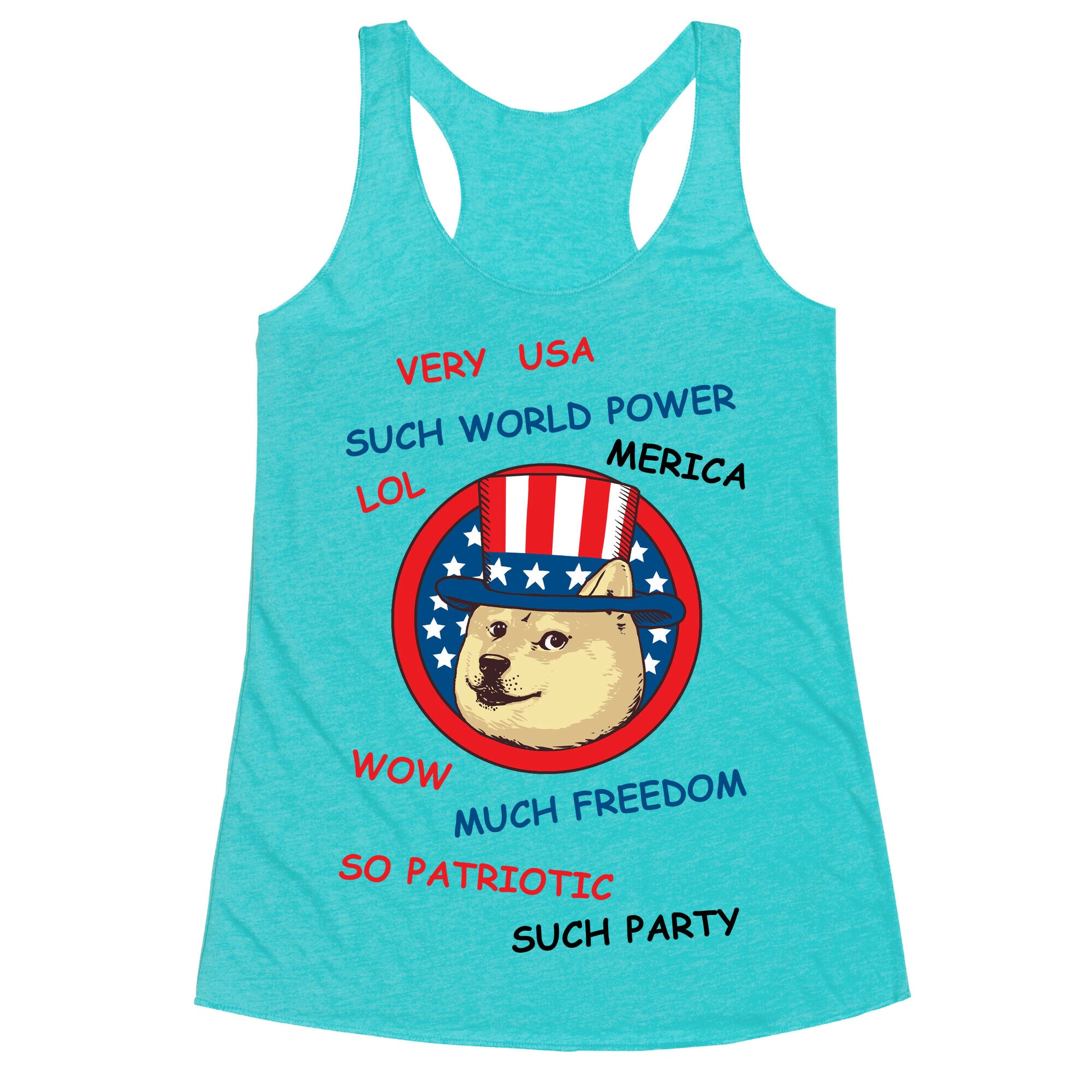 American Doge Racerback Tank