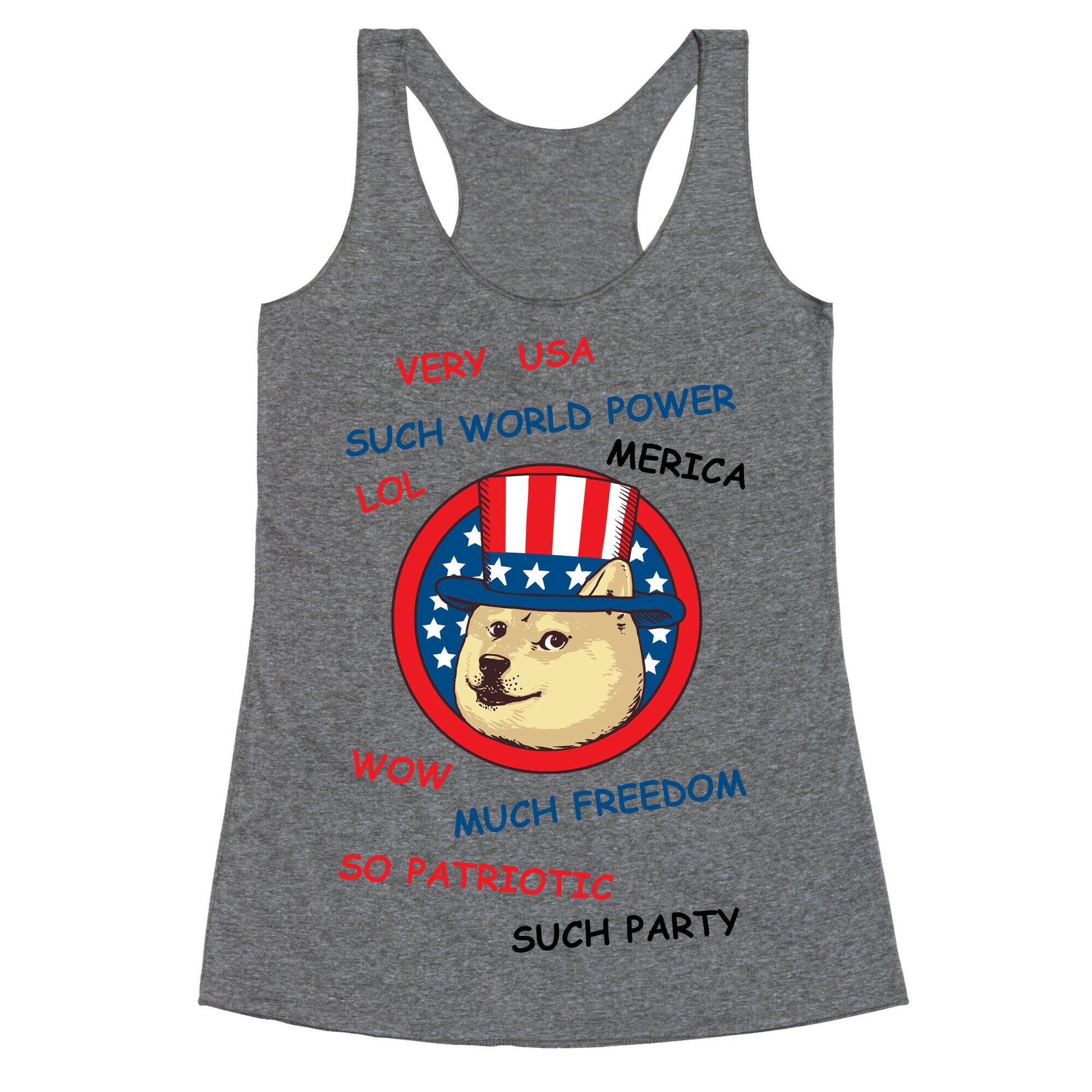 American Doge Racerback Tank