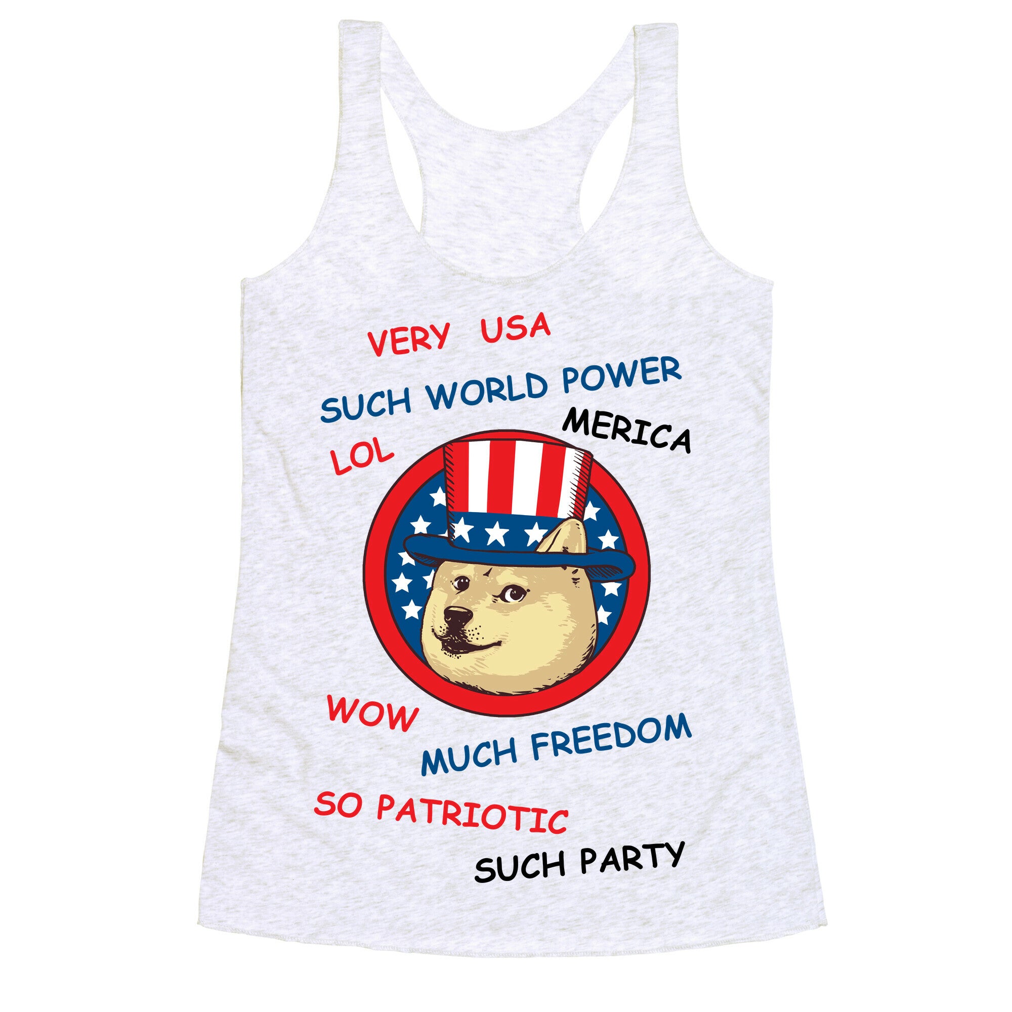 American Doge Racerback Tank