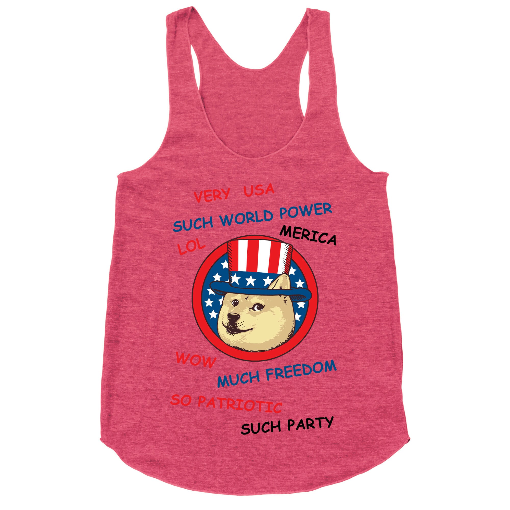 American Doge Racerback Tank