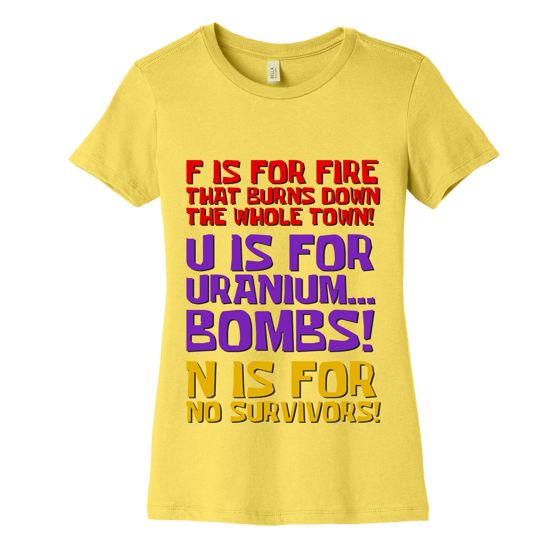 Plankton's F.U.N. Song Women's Cotton Tee