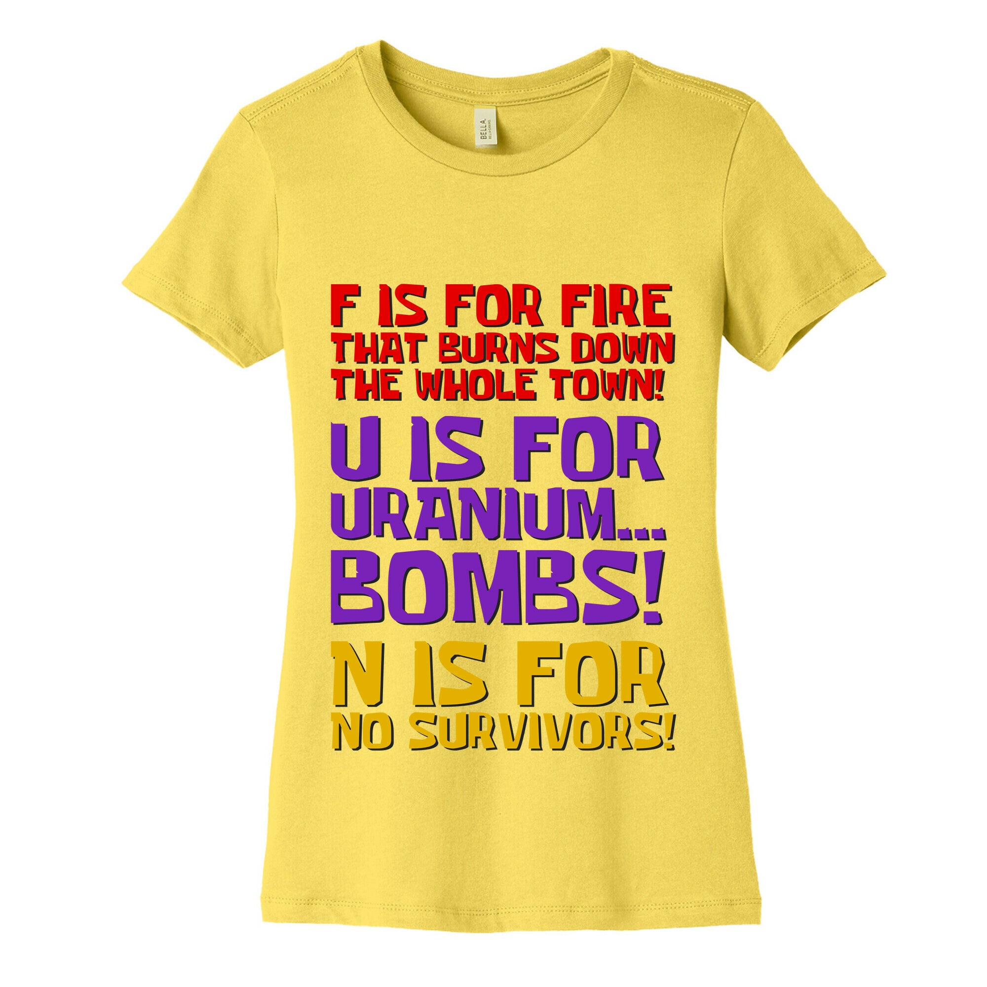 Plankton's F.U.N. Song Women's Cotton Tee