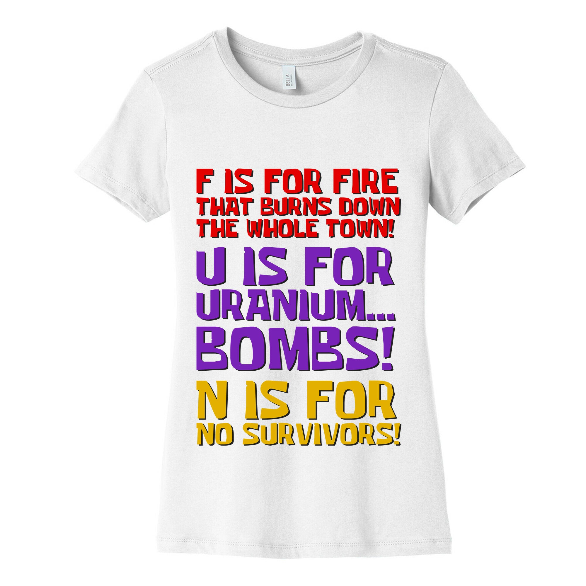 Plankton's F.U.N. Song Women's Cotton Tee