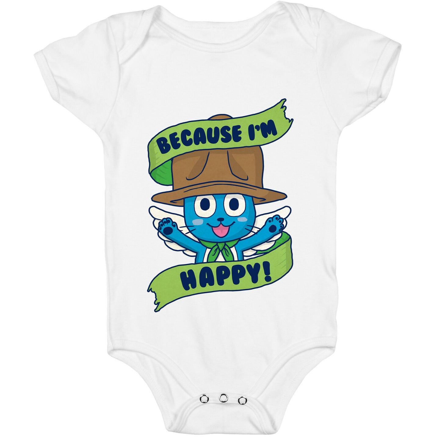 Because I'm Happy! Baby One Piece