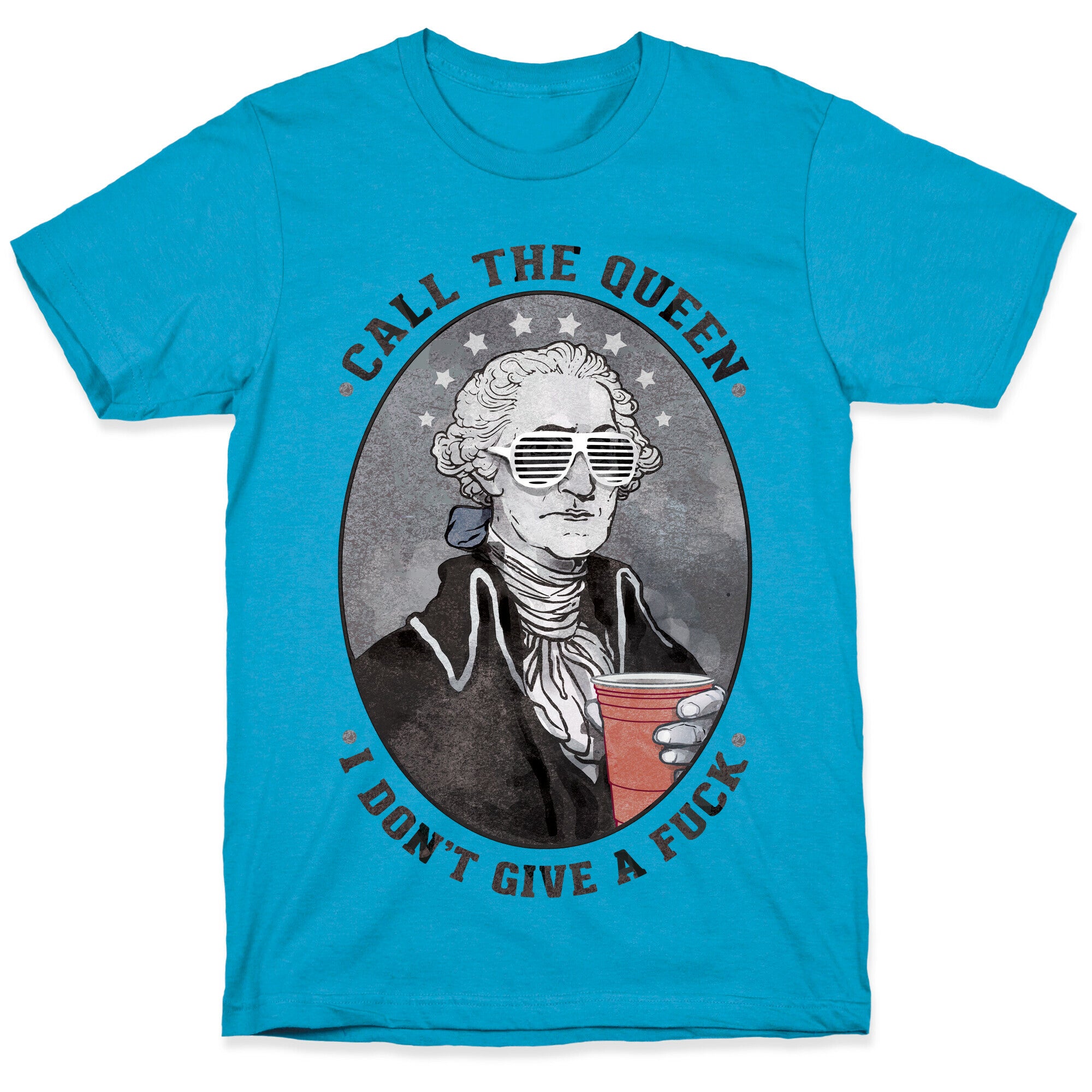 Call The Queen I Don't Give A Fuck Unisex Triblend Tee