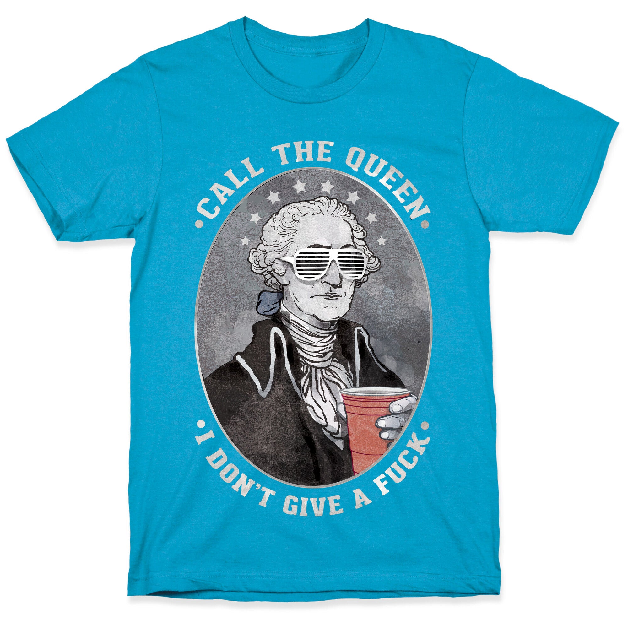 Call The Queen I Don't Give A Fuck Unisex Triblend Tee