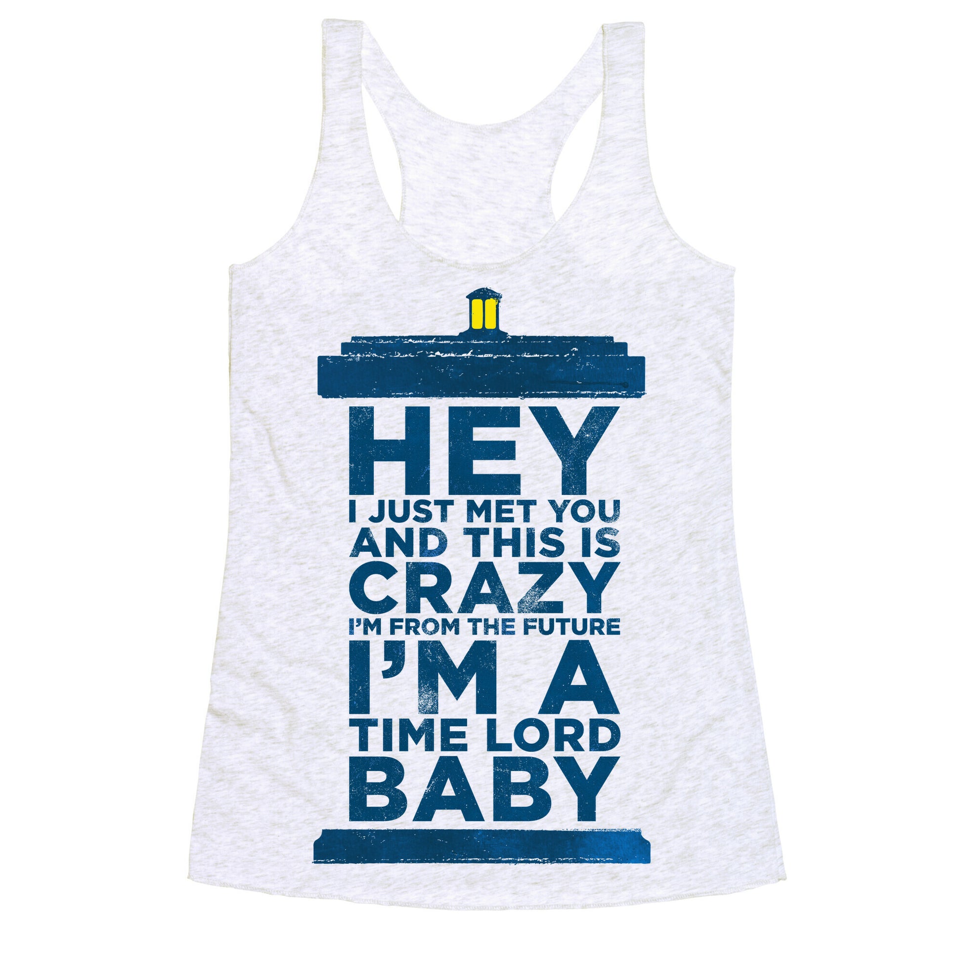 Dr Who (Call Me Maybe Tank) Racerback Tank