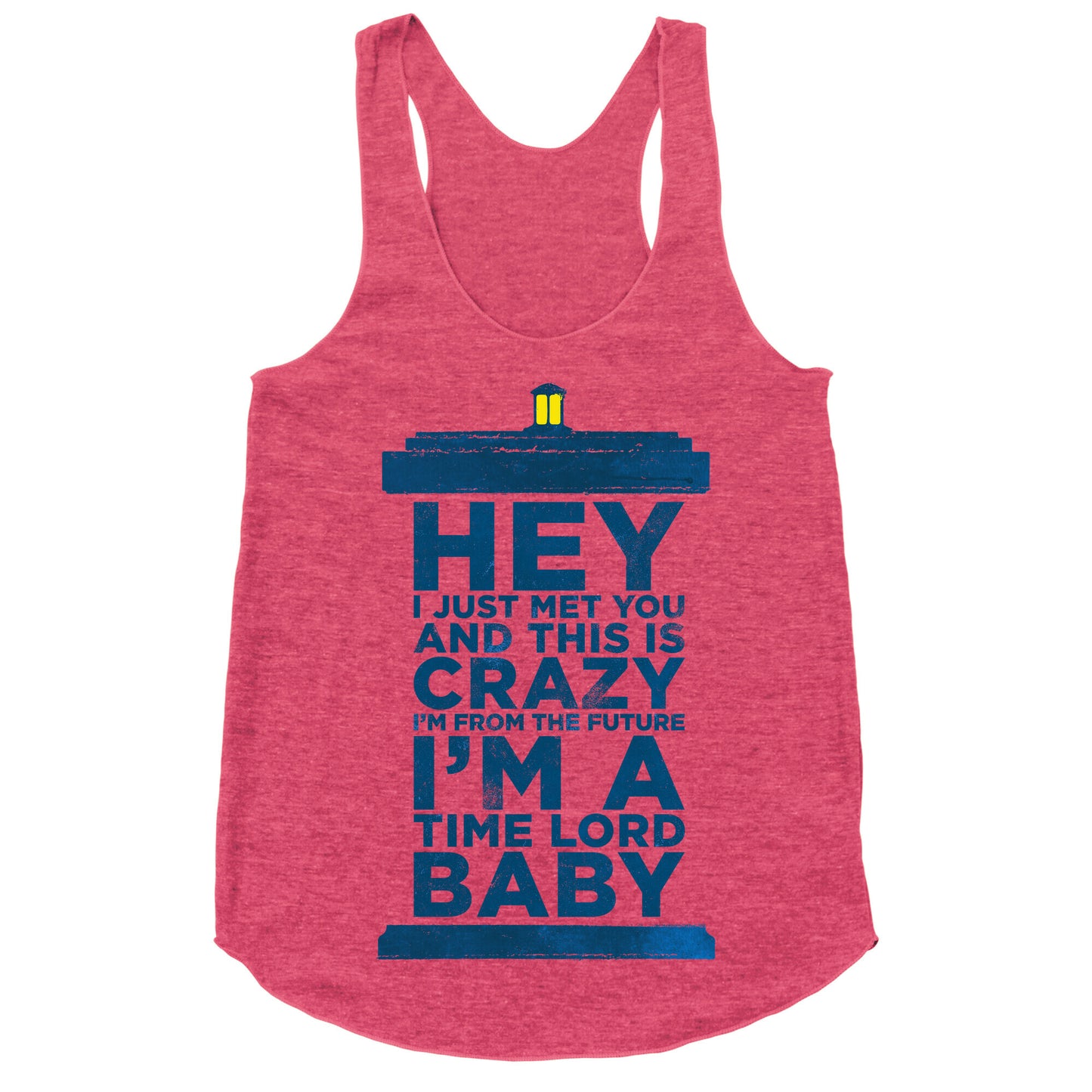 Dr Who (Call Me Maybe Tank) Racerback Tank