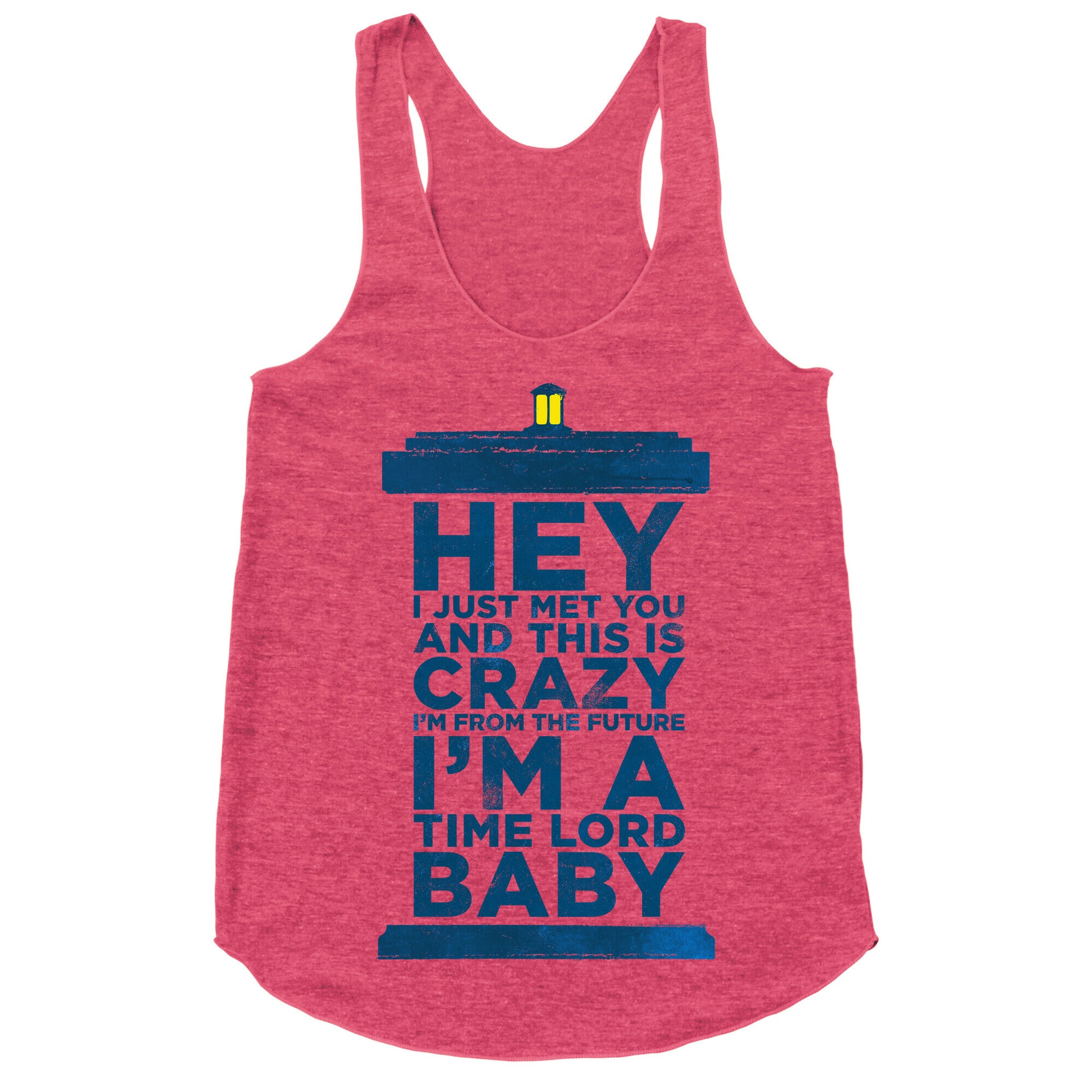 Dr Who (Call Me Maybe Tank) Racerback Tank