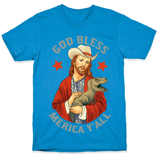 God Bless Merica Y'all T-Shirt