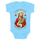 God Bless Merica Y'all Baby One Piece
