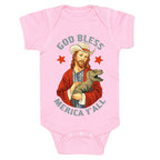 God Bless Merica Y'all Baby One Piece