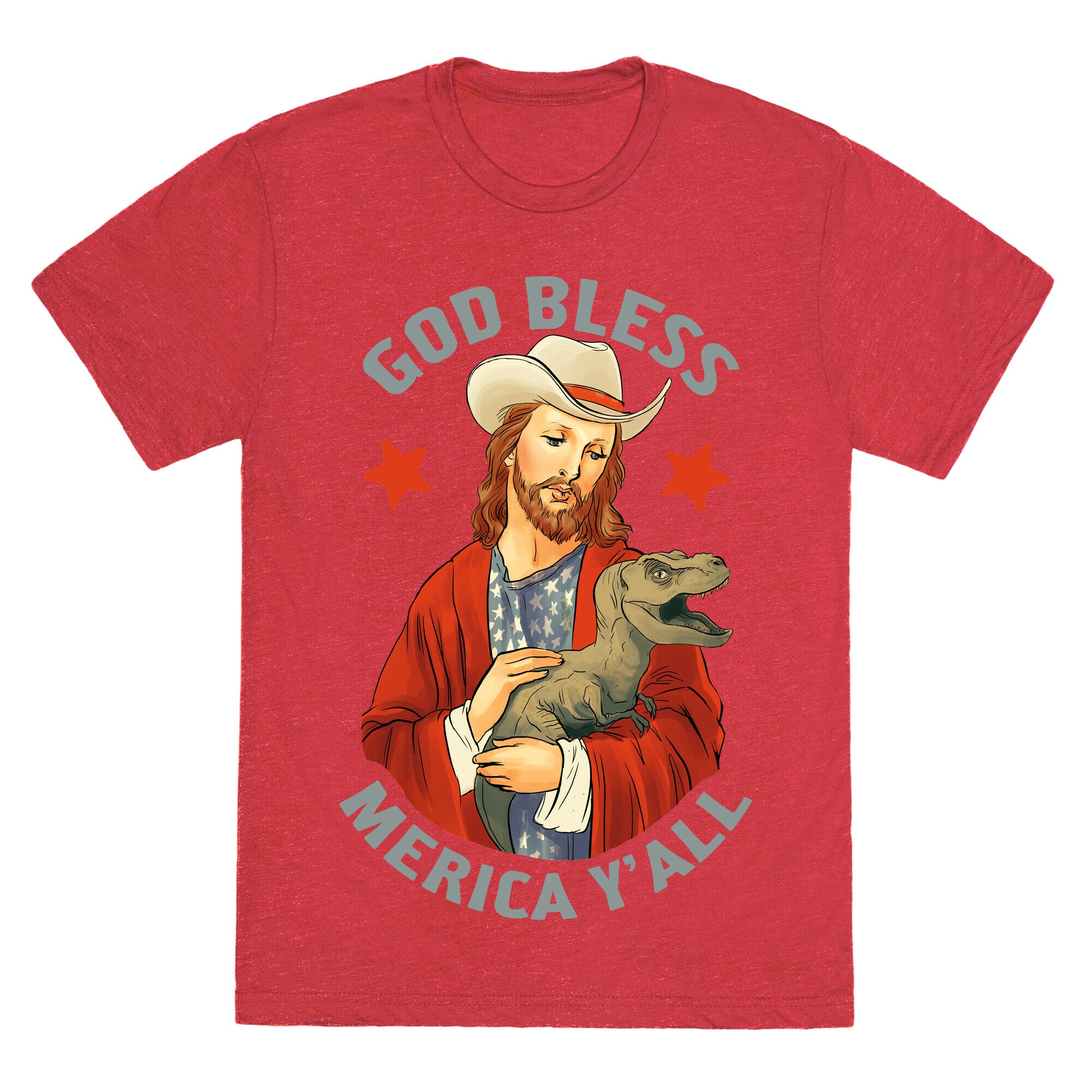 God Bless Merica Y'all Unisex Triblend Tee
