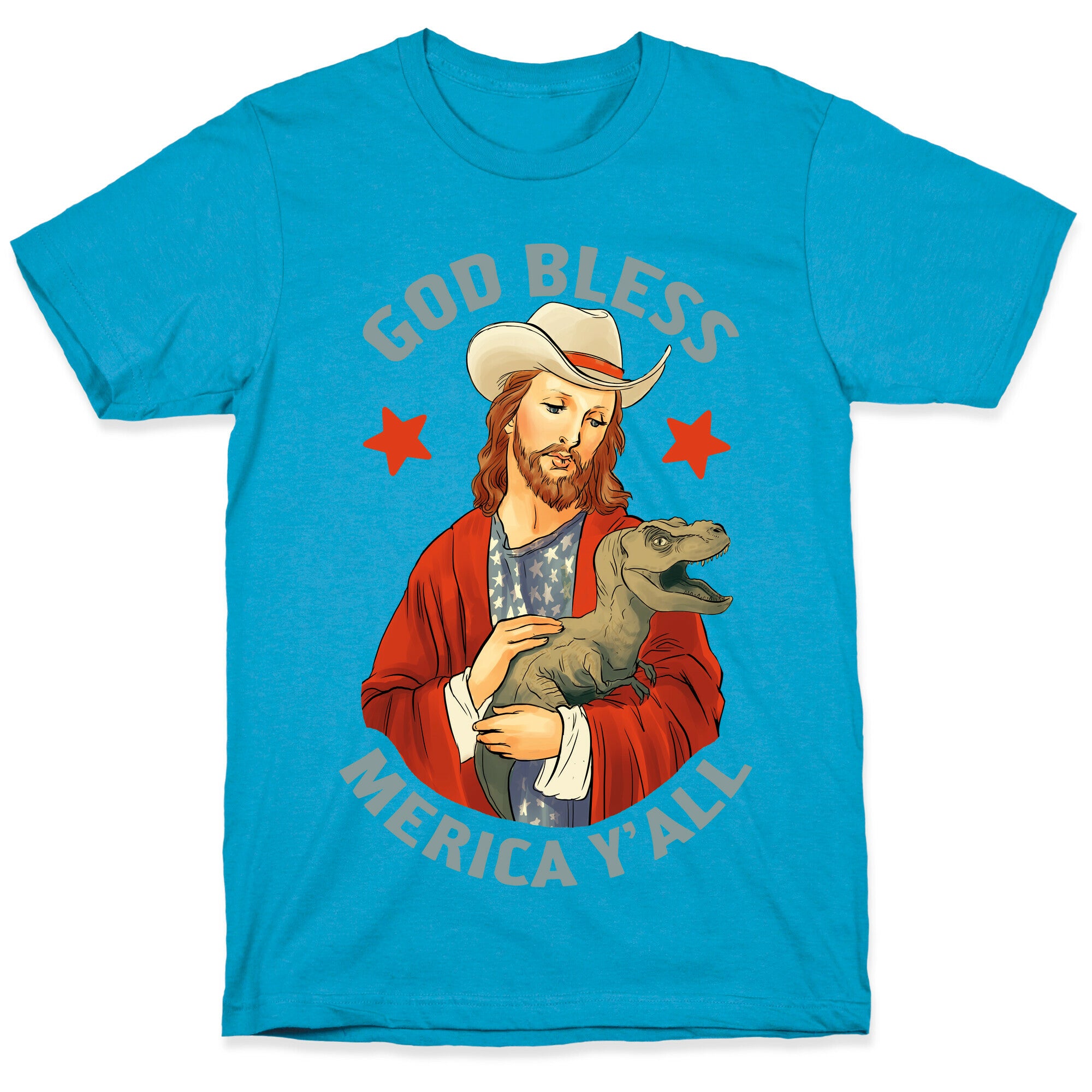 God Bless Merica Y'all Unisex Triblend Tee