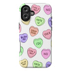 Conversation Hearts Phone Case