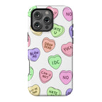 Conversation Hearts Phone Case